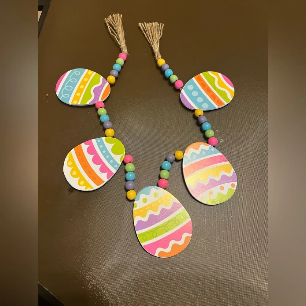 Easter Egg Wooden Garland